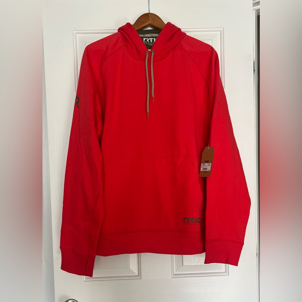 RTIC Red Men's Hoodie water repellant scarlet red men’s XXL